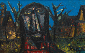 Christ in a Village by F. N. Souza